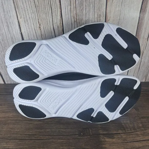 Hoka One One Solimar Running Shoes Men's Wide Sz 12 W (2E) Black White (VGC)
