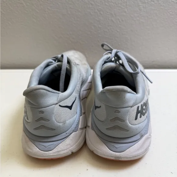 Hoka One One Womens Size 8 Plein Air Blue Fog Arahi 6 Wide Fit Running Shoes