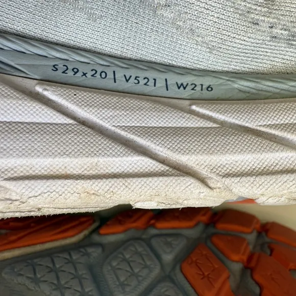Hoka One One Womens Size 8 Plein Air Blue Fog Arahi 6 Wide Fit Running Shoes