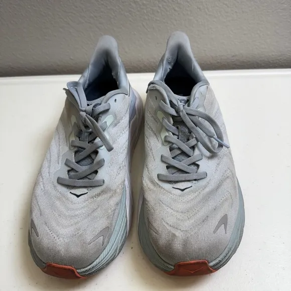 Hoka One One Womens Size 8 Plein Air Blue Fog Arahi 6 Wide Fit Running Shoes