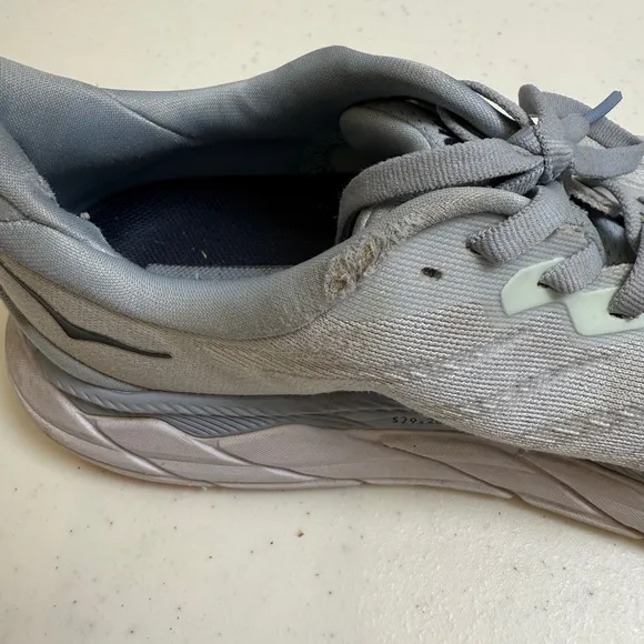 Hoka One One Womens Size 8 Plein Air Blue Fog Arahi 6 Wide Fit Running Shoes