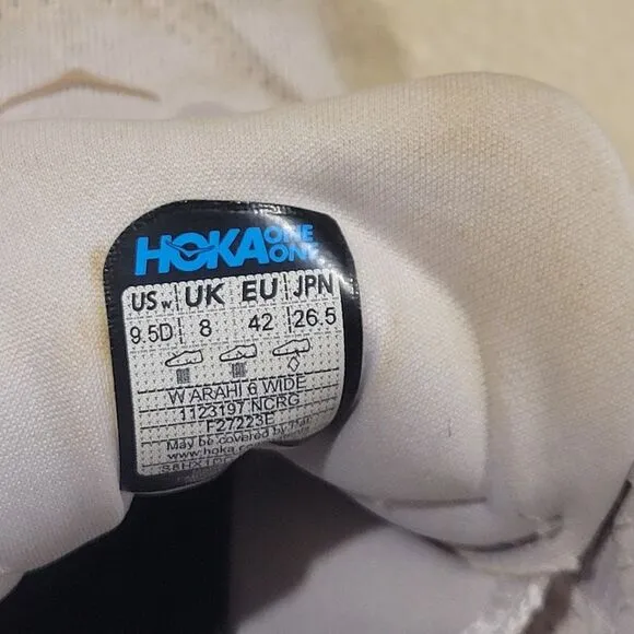 Hoka Arahi 6 Running Shoes, Womens 9.5D (Wide)
