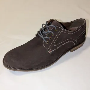 Hush Puppies HPO2 Flex Brown Suede Leather Oxfords Shoes Size 14 W
