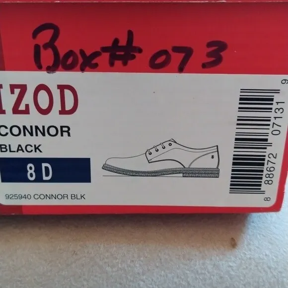 IZOD Leather Lace-up Oxfords Shoes Sz 8 NWB