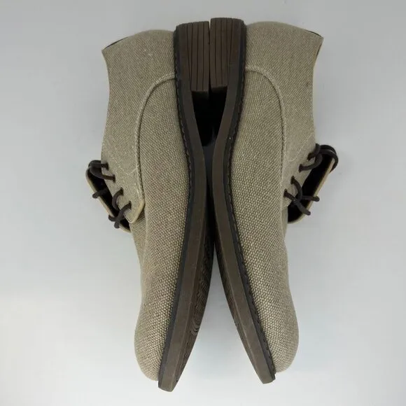 Izod Mens 016-0484 Oxford Smokey Beige Memory Foam Oxford Size 9.5M Dress Shoes