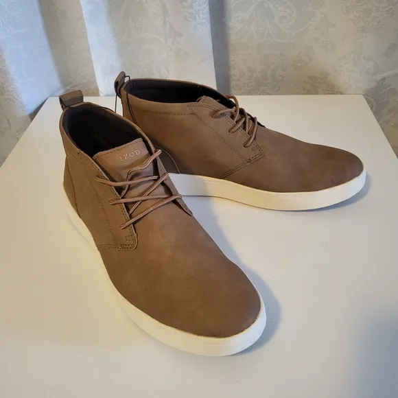 IZOD Men's Palmer Chukka Boots, Size 13M, Brown, Sneaker Style, Cassual
