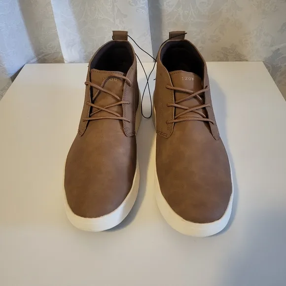 IZOD Men's Palmer Chukka Boots, Size 13M, Brown, Sneaker Style, Cassual