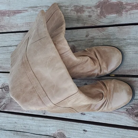 Jessica Simpson Womens Tall Block Heels Ridings Shoes booties sz 7.5