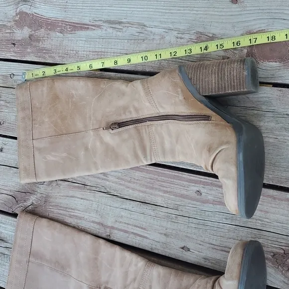 Jessica Simpson Womens Tall Block Heels Ridings Shoes booties sz 7.5