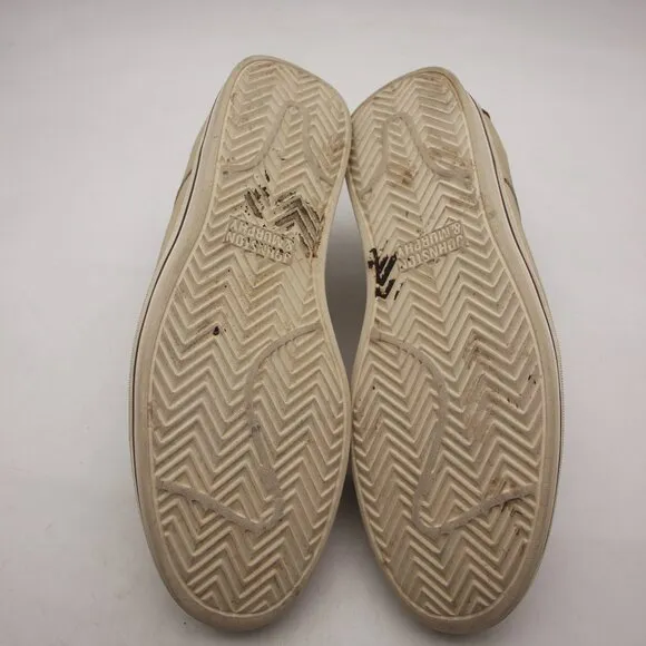 Johnston &amp; Murphy Bowling Moc Men's 13 M Memory Foam Sheep Skin Slip On Shoes