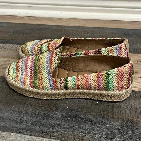 Joie Shoes Cara Multi Color Slip On Memory Foam Shoes size 10