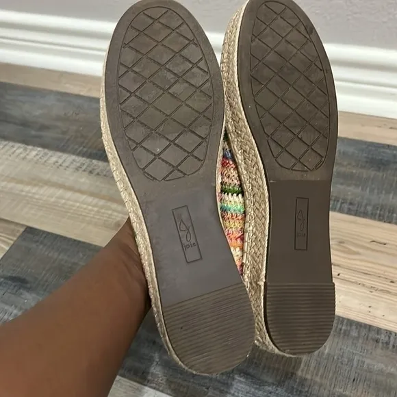 Joie Shoes Cara Multi Color Slip On Memory Foam Shoes size 10