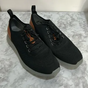 JONHSTON &amp; MURPHY MENS ATHLETIC SHOES BLACK Sz 15