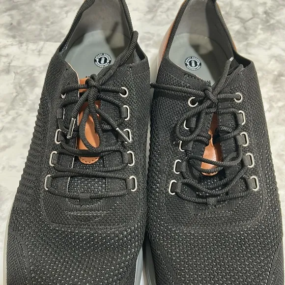 JONHSTON &amp; MURPHY MENS ATHLETIC SHOES BLACK Sz 15