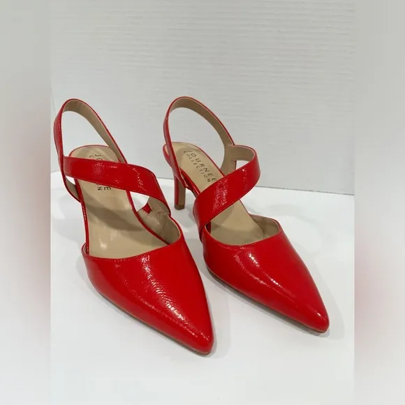 Journee‎ Collection Scarlett Pointed Toe Stiletto Heel Pumps. Size 9. Color: RED