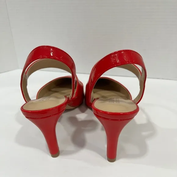 Journee‎ Collection Scarlett Pointed Toe Stiletto Heel Pumps. Size 9. Color: RED