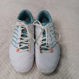 K-Swiss Bigshot Light 4 Omni White Sneakers, Tennis Pickleball Racquet Sport 8.5