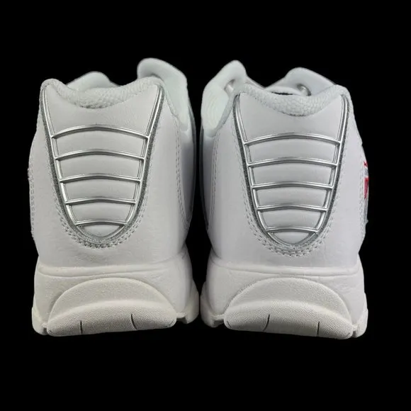 K-Swiss ST329 CMF White Navy Red Shoes Men's 03426-130 Sizes 9.5 - 11.5 EEEE
