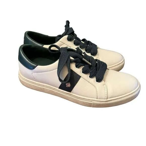 Kate Spade Iggy Sneakers, Peacock Size 7.5 women’s white green shoes leather