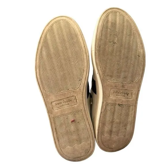 Kate Spade Iggy Sneakers, Peacock Size 7.5 women’s white green shoes leather