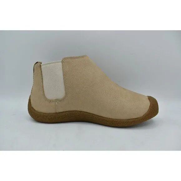 Keen Womens Size 8 Mosey Chelsea Leather Pull On Safari Birch Boots Shoes