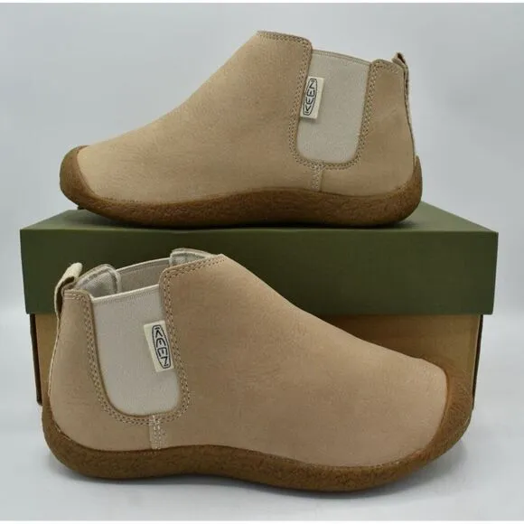 Keen Womens Size 8 Mosey Chelsea Leather Pull On Safari Birch Boots Shoes
