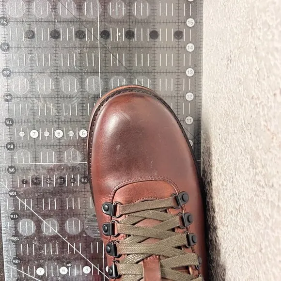 Kenneth Cole Reaction Climb The Rope Men Size 10.5M Dark Brown Leather Boot