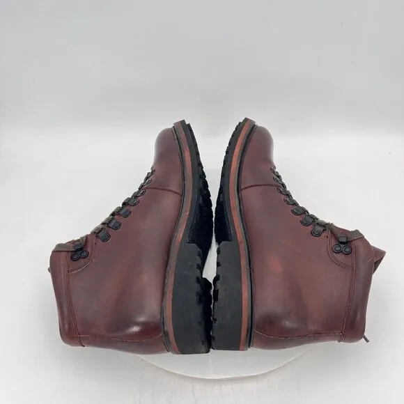 Kenneth Cole Reaction Climb The Rope Men Size 10.5M Dark Brown Leather Boot