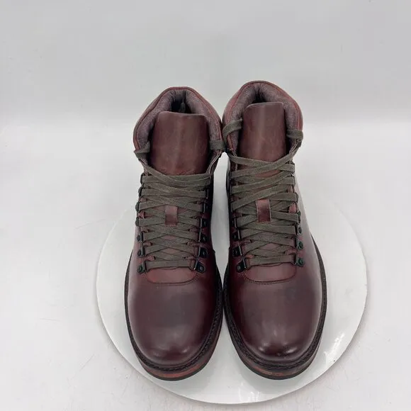 Kenneth Cole Reaction Climb The Rope Men Size 10.5M Dark Brown Leather Boot
