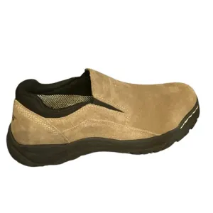 KHOMBU Liam Memory Foam Slip On Water Resistant Shoes Beige Suede Size 12
