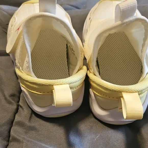Kids White and Yellow Shoes