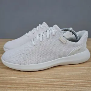 Kizik Madrid Eco Knit Sneaker Mens Shoe Marshmallow Off White Size 10 Wide