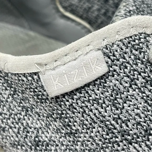 Kizik Madrid Eco Knit Sneakers shoes gray men's size 9.5 Women’s 11