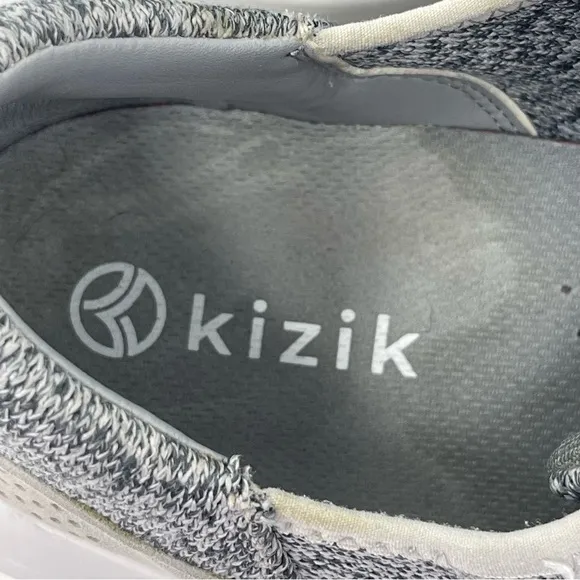 Kizik Madrid Eco Knit Sneakers shoes gray men's size 9.5 Women’s 11