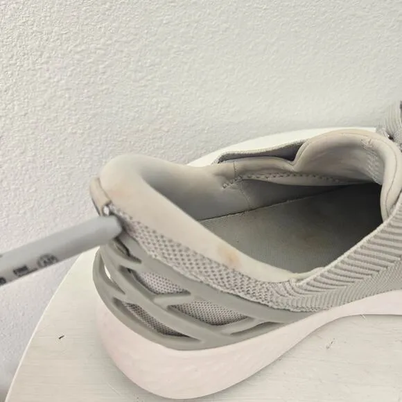 Kizik Men's Size 13 WIDE Athens Slate Gray Sneakers Lace Up Hands Free Shoes