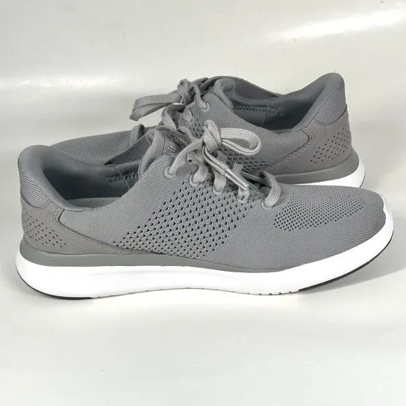 Kizik Shoes Lima Slip On Sneaker Hands Free Breathable Gray Men 9 Women 10.5 2E