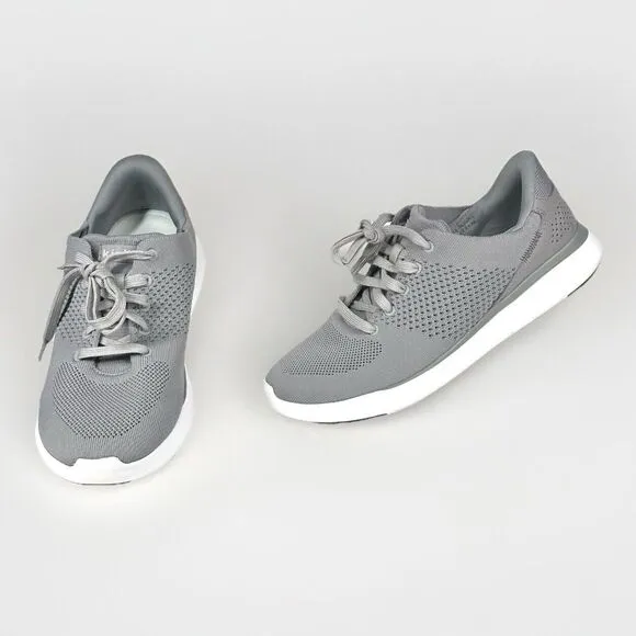 Kizik Shoes Lima Slip On Sneaker Hands Free Breathable Gray Men 9 Women 10.5 2E