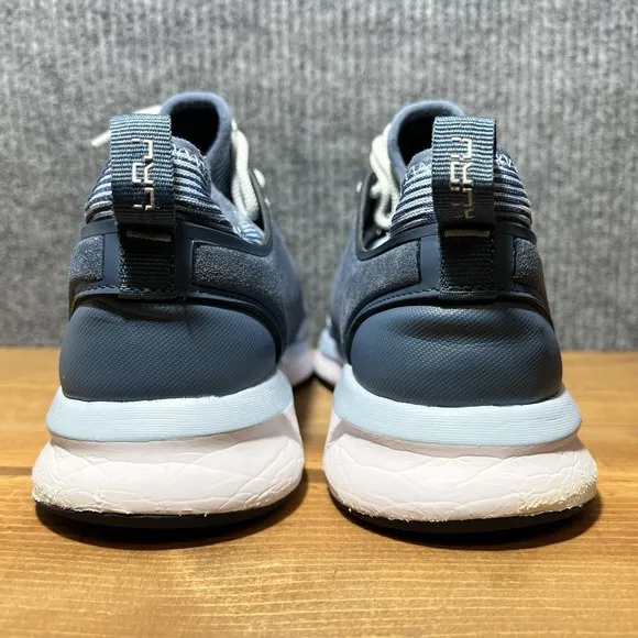 KURU Atom Cloud Women's Size 8 Wide Running Sneakers Shoes Blue Zigzag