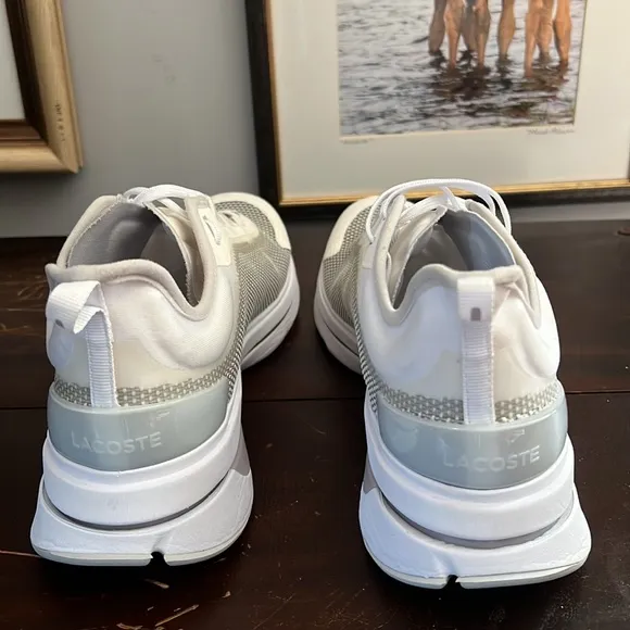 Lacost Run Spin Ultra white on white Size 11