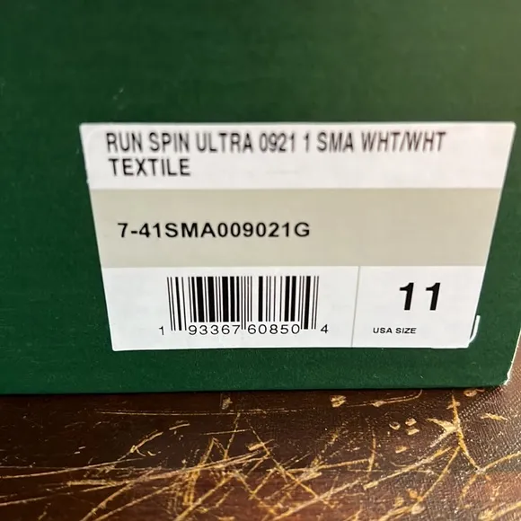 Lacost Run Spin Ultra white on white Size 11