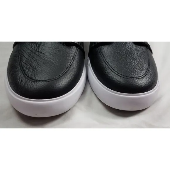 Lacoste Men's Sz. 11.5  Bayliss 119 1 U Black/White Leather Sneaker
