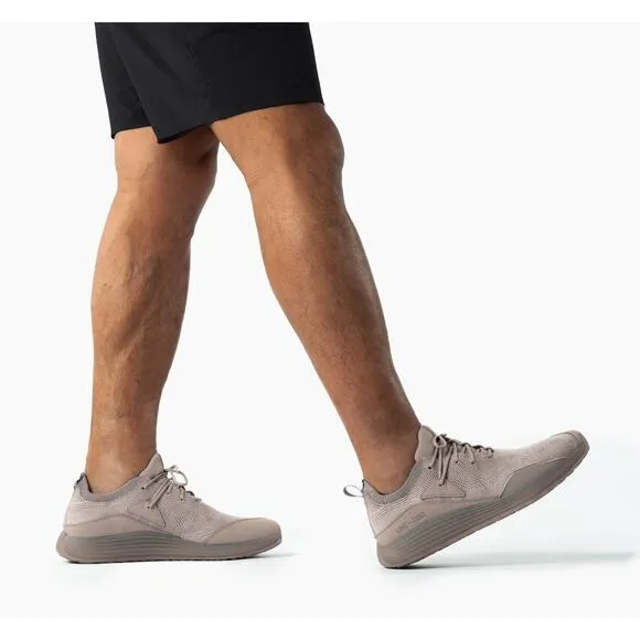 Lane-Eight Sz 7.5 Mens Taupe/Grey Soft Mesh Comfort Trainer Sneaker NWT