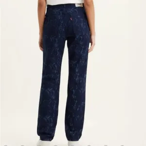 LEVIS 70's high waist straight hemp jeans denim blue print 28x29