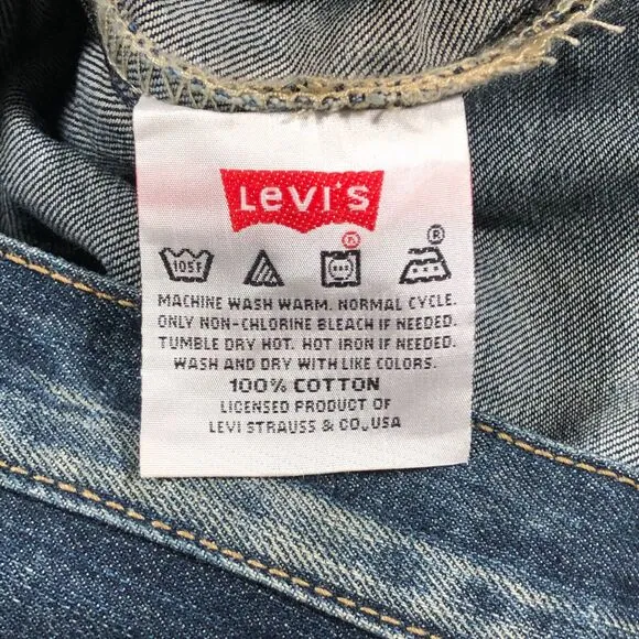 Levis Fenom Fragment Designs Paint Splatter Jeans Pants Size 32x29 Blue B34