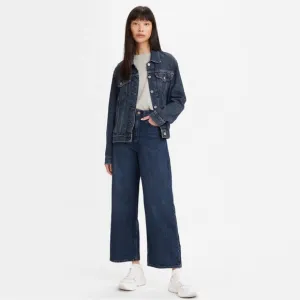 LEVI’S premium high loose 90’s jeans dark blue denim baggy leg 26”