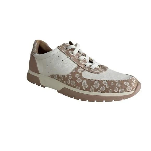 LIFE STRIDE Women’s Horizon Slip-On Athletic Shoes Leopard Pink White Size 8.5