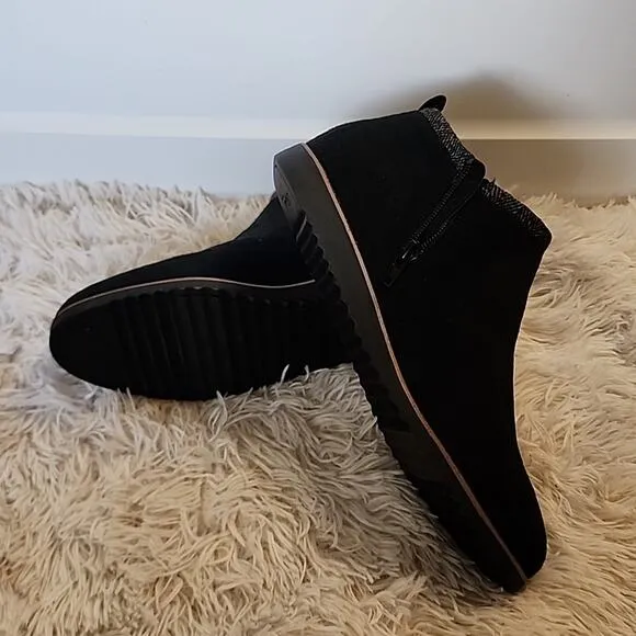 Life Stride Zion Sneaker Faux Suede Boots Womens 8.5
