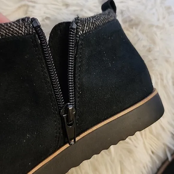 Life Stride Zion Sneaker Faux Suede Boots Womens 8.5