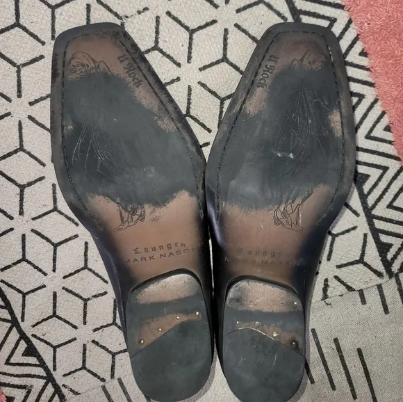 LOUNGE by MARK NASON ENCLAVE LOAFER w CELTIC CROSS LEATHER SZ 9.5