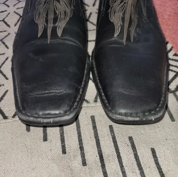 LOUNGE by MARK NASON ENCLAVE LOAFER w CELTIC CROSS LEATHER SZ 9.5